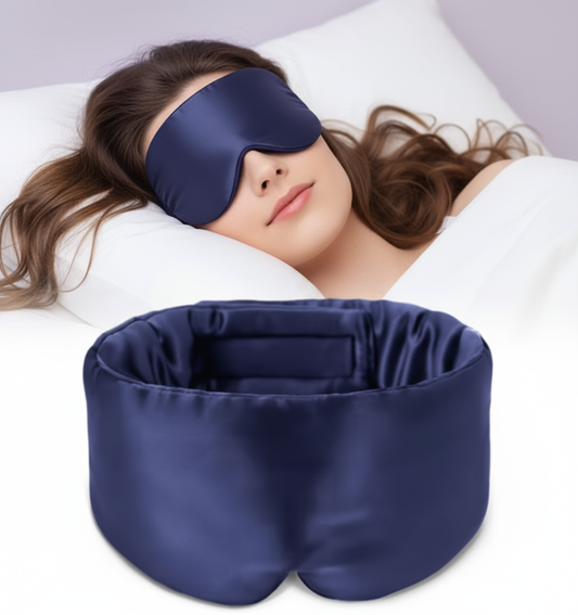 Luxueus Zijde Slaapmasker – Volledig Donker, Ademend & Zacht Comfort