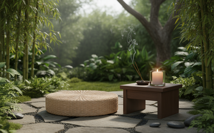 Natuurlijke Riet Yogamat – Antislip & Ademend voor Luxe Yoga & Meditatie