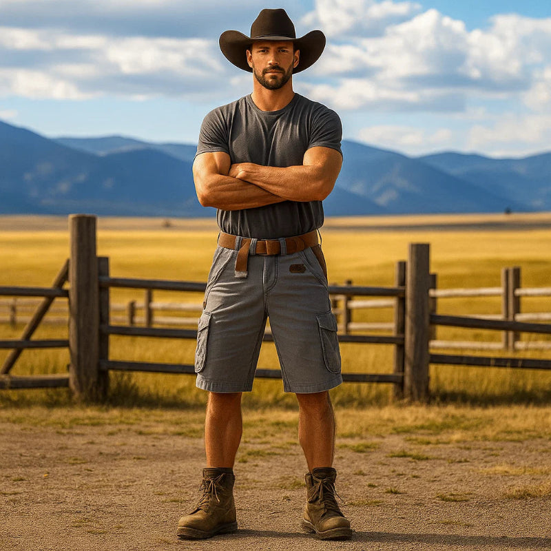 Ademende Cargoshorts Heren voor Comfort en Vrijheid van Beweging 1