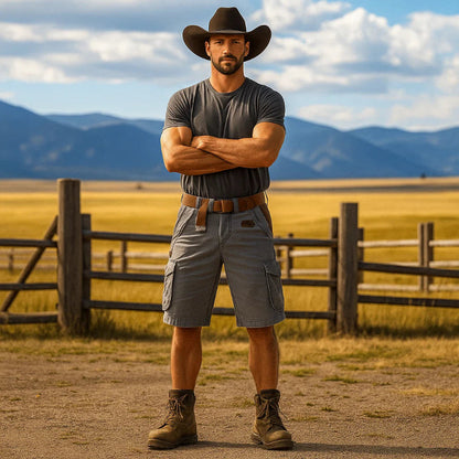 Ademende Cargoshorts Heren voor Comfort en Vrijheid van Beweging 1