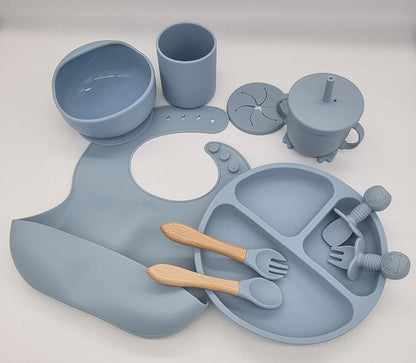 Antislip Siliconen Eetset voor Stressvrij Zelf Eten – Veilige Babyserviesset 8