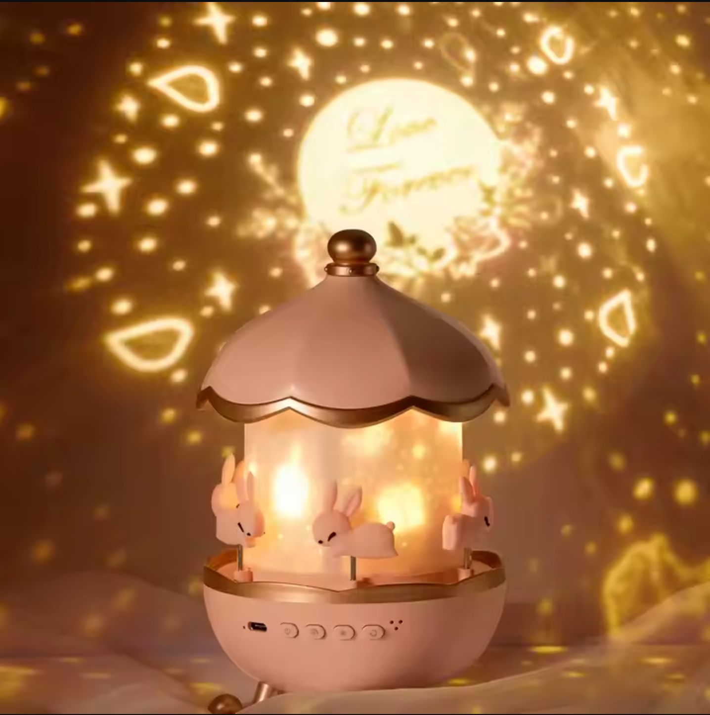 Betoverend Nachtlampje voor Baby met Sterrenprojectie en Muziek 4