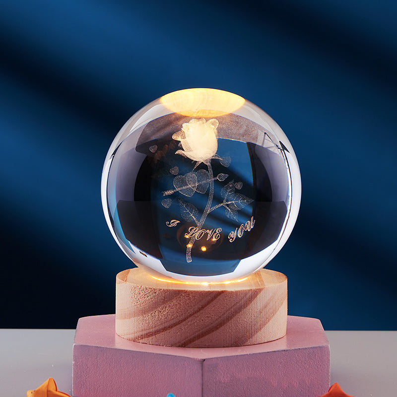 Betoverende Nachtlamp voor Slaapkamer met 3D Verlichtingseffect 12