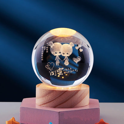 Betoverende Nachtlamp voor Slaapkamer met 3D Verlichtingseffect 5