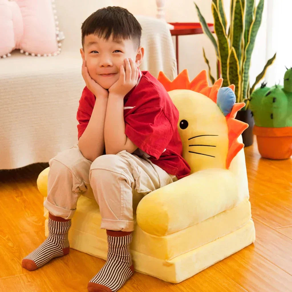 Comfortabel Kinderbankje in Dierenvorm voor Creatieve Ontspanning 2