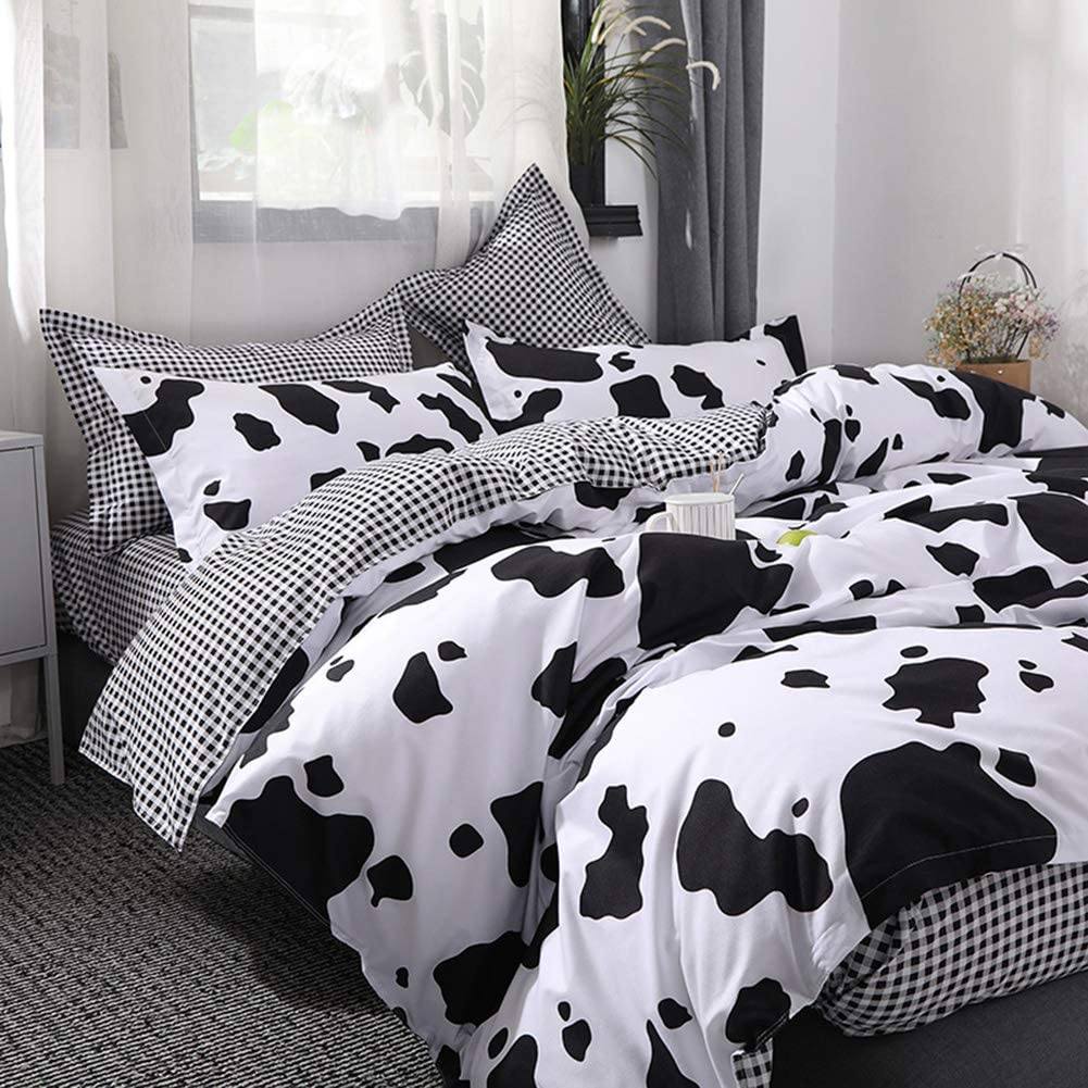 Comfortabele Dekbedset voor Ontspannende Slaap – Koeienprint Design 3