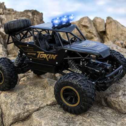 Schokbestendige RC Monstertruck voor Avontuurlijke Offroad Rit 0