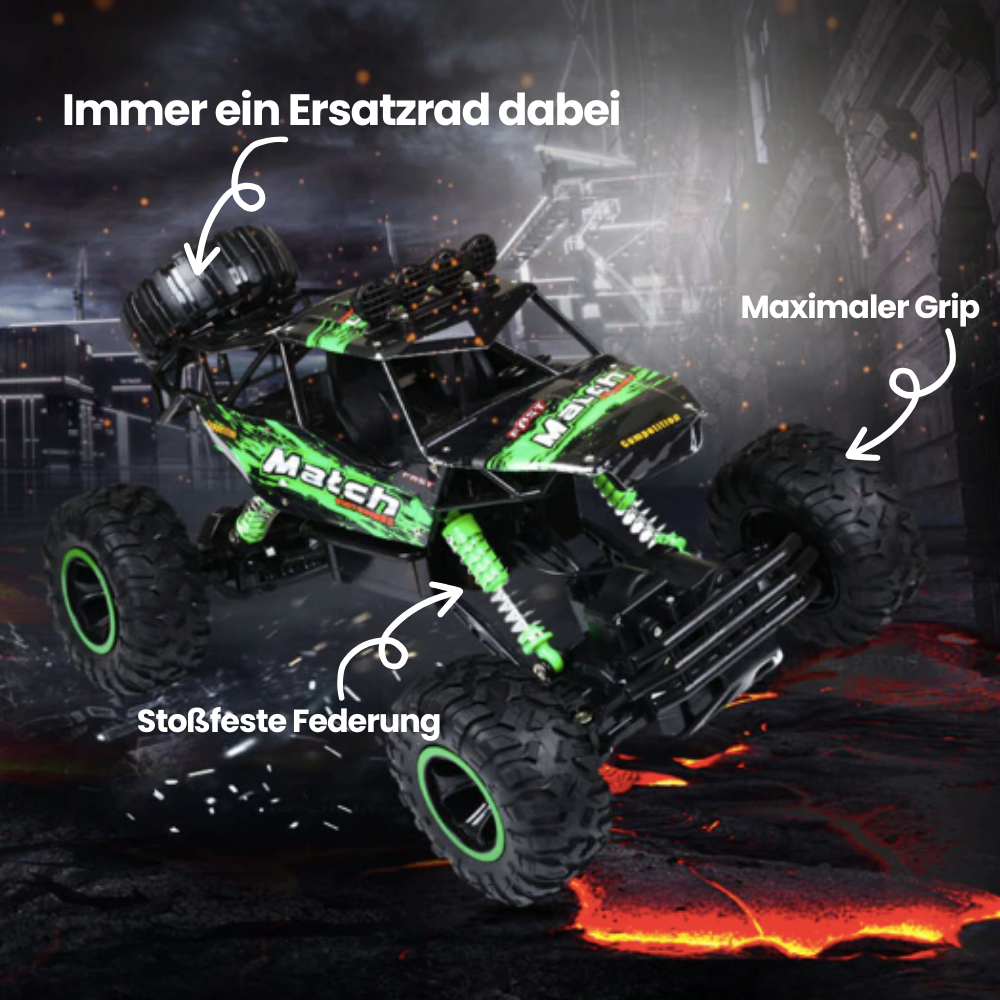 Schokbestendige RC Monstertruck voor Avontuurlijke Offroad Rit 3