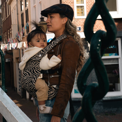 Draagzak - Zebrabruin